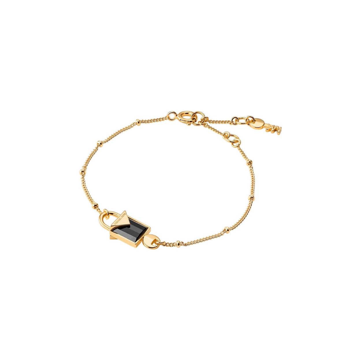 Zilveren Michael Kors Armband met een Gouden Ligering.