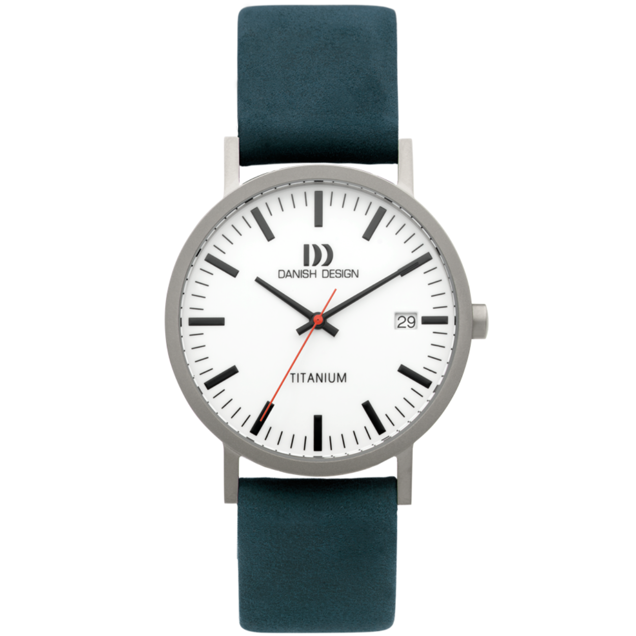 Dit is een prachtig horloge van het merk Danish Design. De kast is gemaakt van titanium. Dit is een quartz horloge.