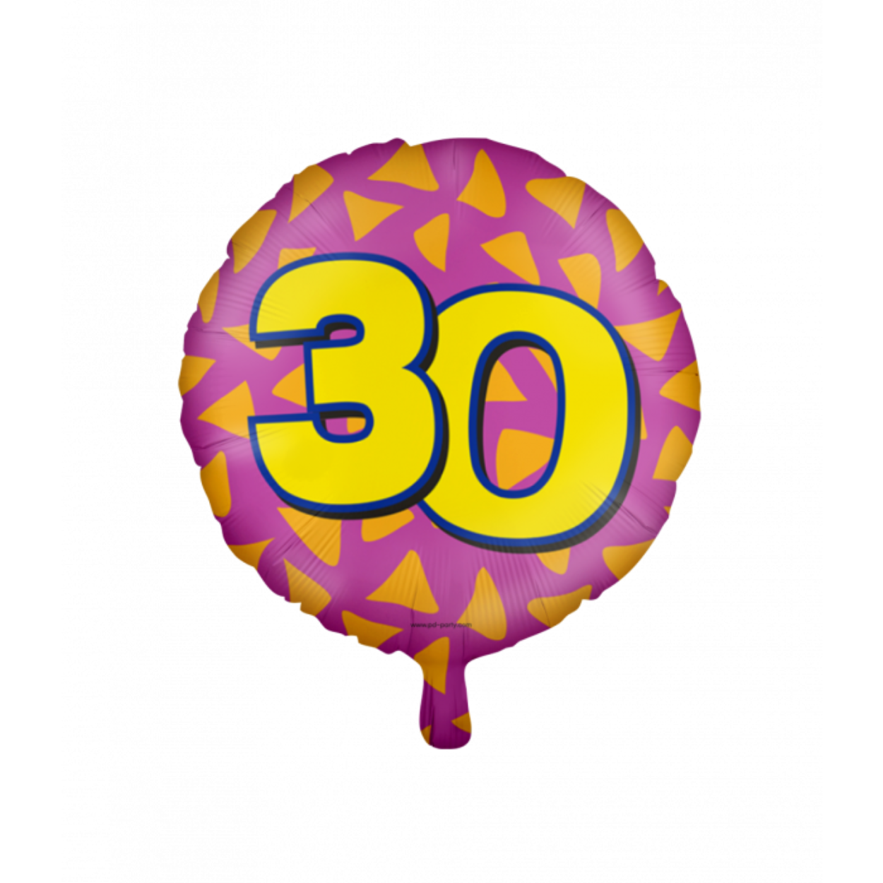De Happy foil balloons 30 zijn een leuke toevoeging voor als er iemand 30 wordt en door de gebruikte kleuren valt de folie ballon extra op. De folie ballon kan worden gevuld met helium of met lucht, hiervoor wordt standaard een rietje meegeleverd. De ballonnen hebben een diameter van ongeveer 45 centimeter