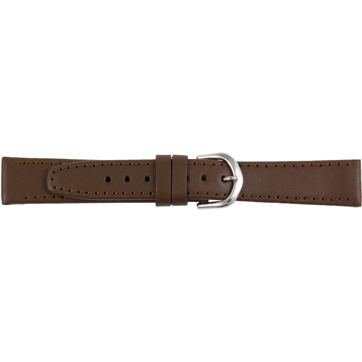Bruin lederen horlogeband