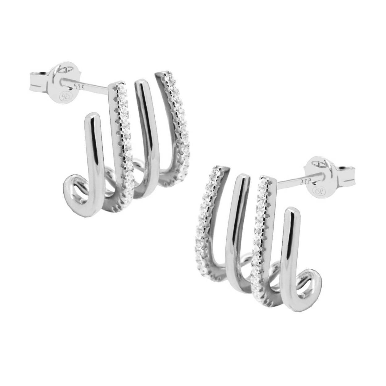 Symbols XL half hoop ELSA Silver