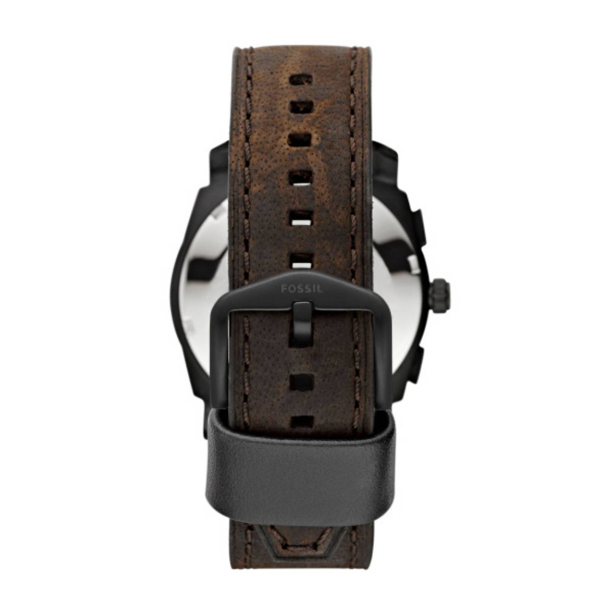 Leather Watch Band Fossil FS4656 - Brown 22mm