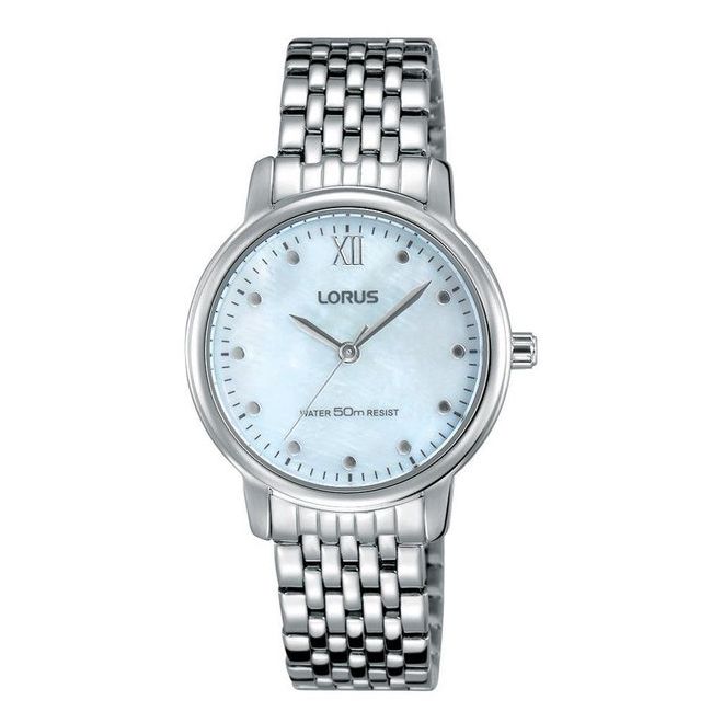 Lorus horloge RG223LX9 DAMES STAAL BRACELET WIT MOP 50M