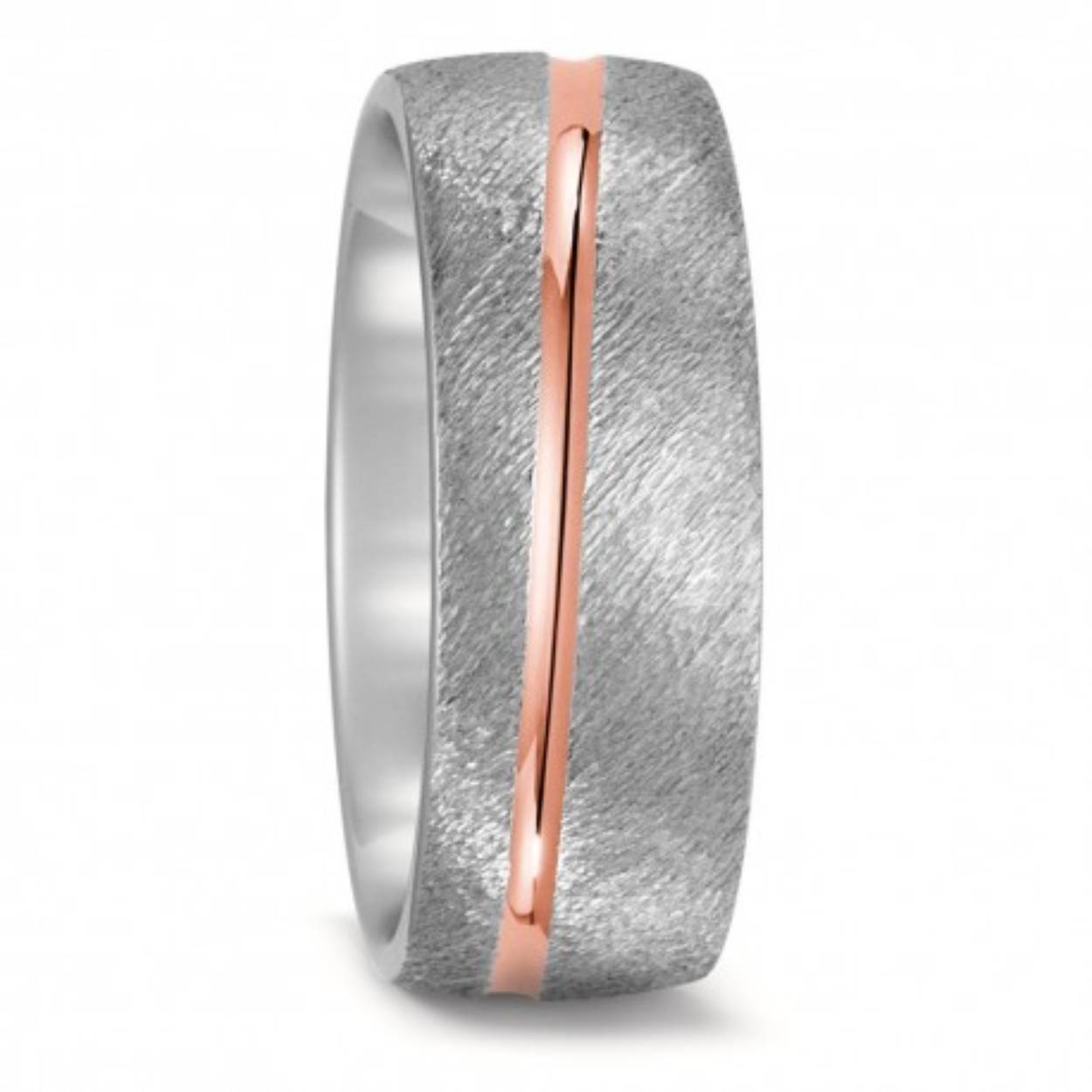 eNo staal + 18kt rosé goud
