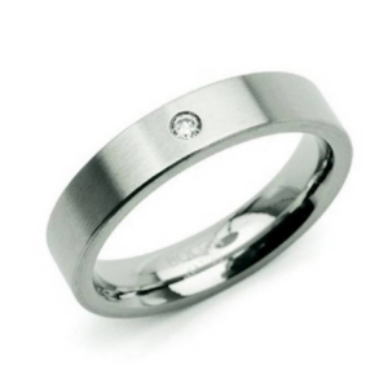 Ring - Titanium - Diamant - 0.03ct