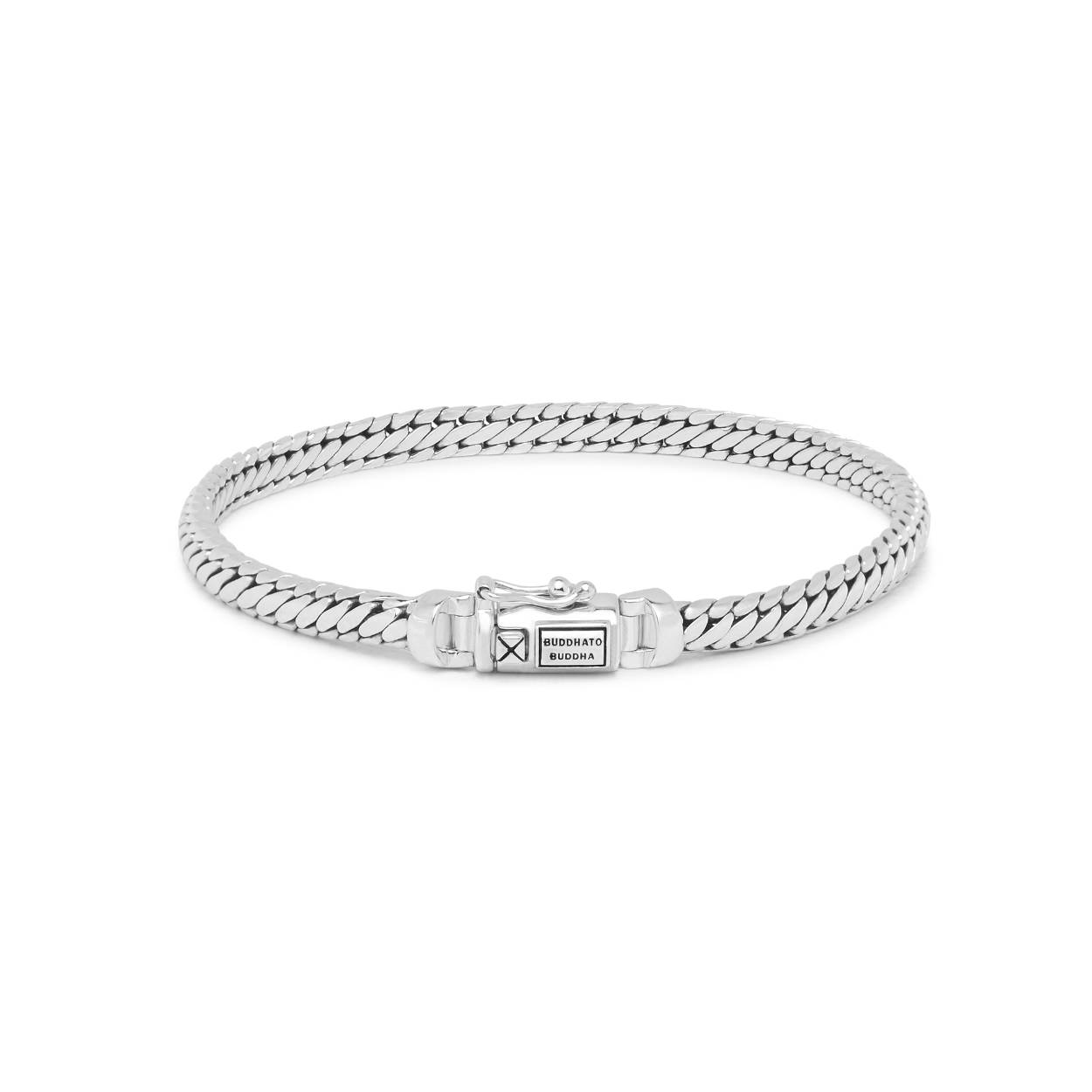 J101ON C+ - Ben Mini Gemstone Armband Zilver Onyx