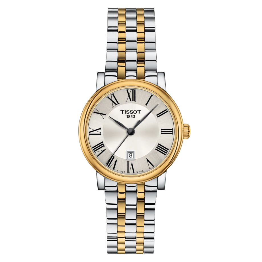 Tissot - Carson Bicolour 50m WR Saffierglas Quartz - T1222102203300