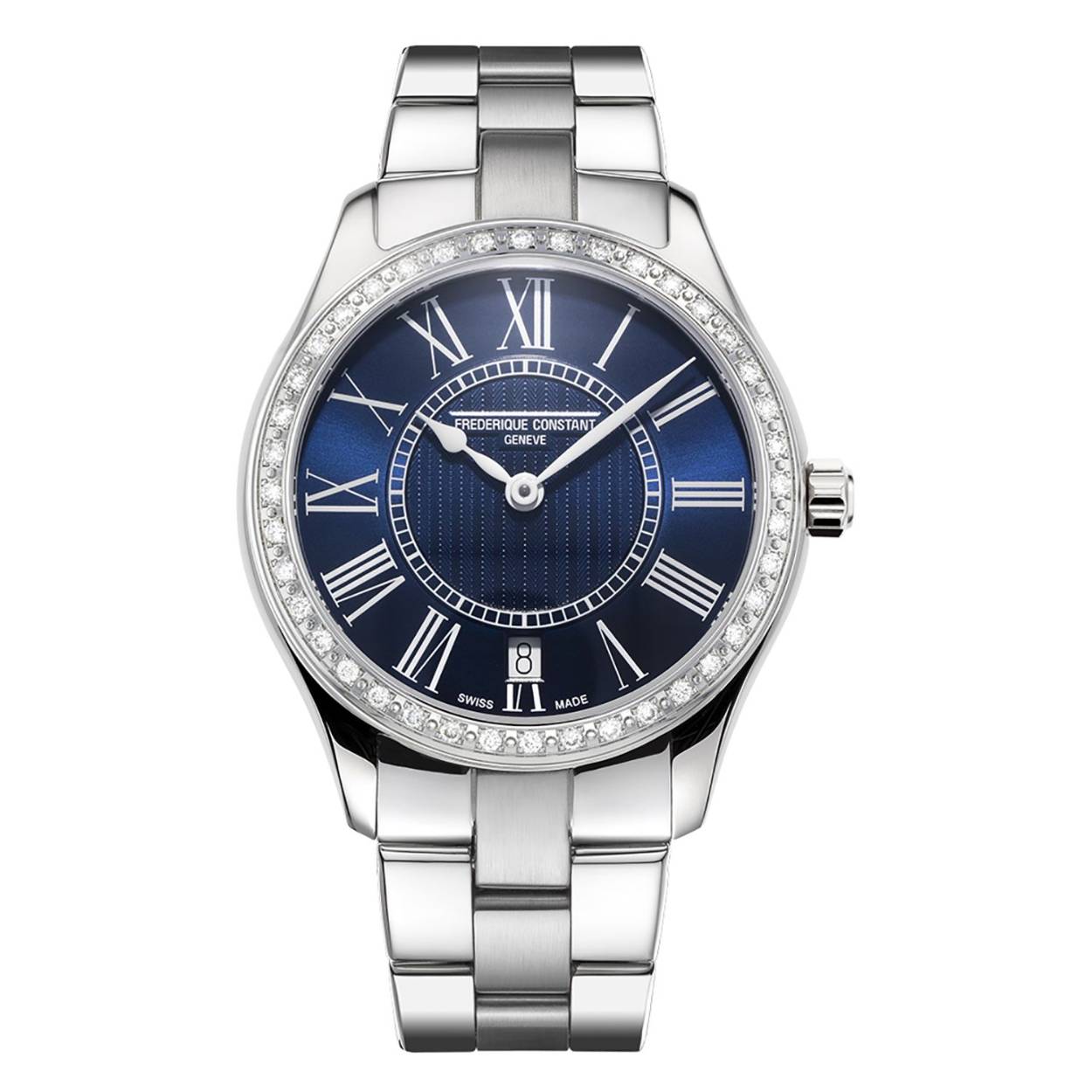 Minder dan een jaar geleden onthulde de fabrikant van Frederique Constant een geheel nieuwe collectie, de Classics Quartz Ladies. De collectie, die de essentie van Frederique Constant belichaamt, maakte een echte impact in een tijdsbestek van een paar maanden en bood betaalbare Swiss Made luxe met onberispelijke aandacht voor detail. De Classics Quartz Ladies uurwerken belichamen subtiele en vrouwelijke alledaagse elegantie en maken klassiek stijlvolle en zeer scherp geprijsde cadeaus voor jezelf of een speciaal iemand. Dit jaar zal de collectie zich blijven ontwikkelen om in te spelen op de vraag naar nog luxere modellen. Het doel? Om opties te bieden voor avondkleding, speciale gelegenheden of voor degenen die gewoon iets meer opzichtig willen.