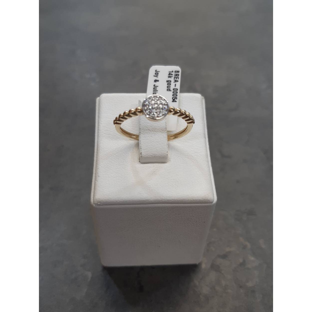 Mooie gouden ring van 14 karaat.
