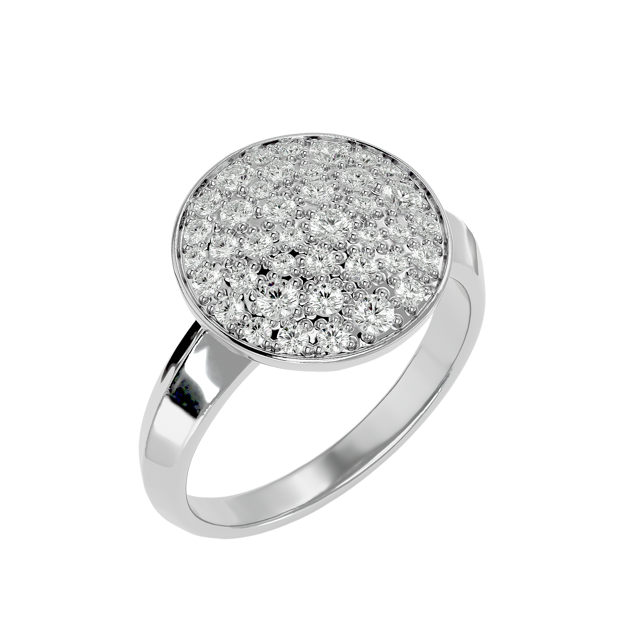 BAGUE CONSTELLATION  OR BLANC ET DIAMANTS 0.65GHSI