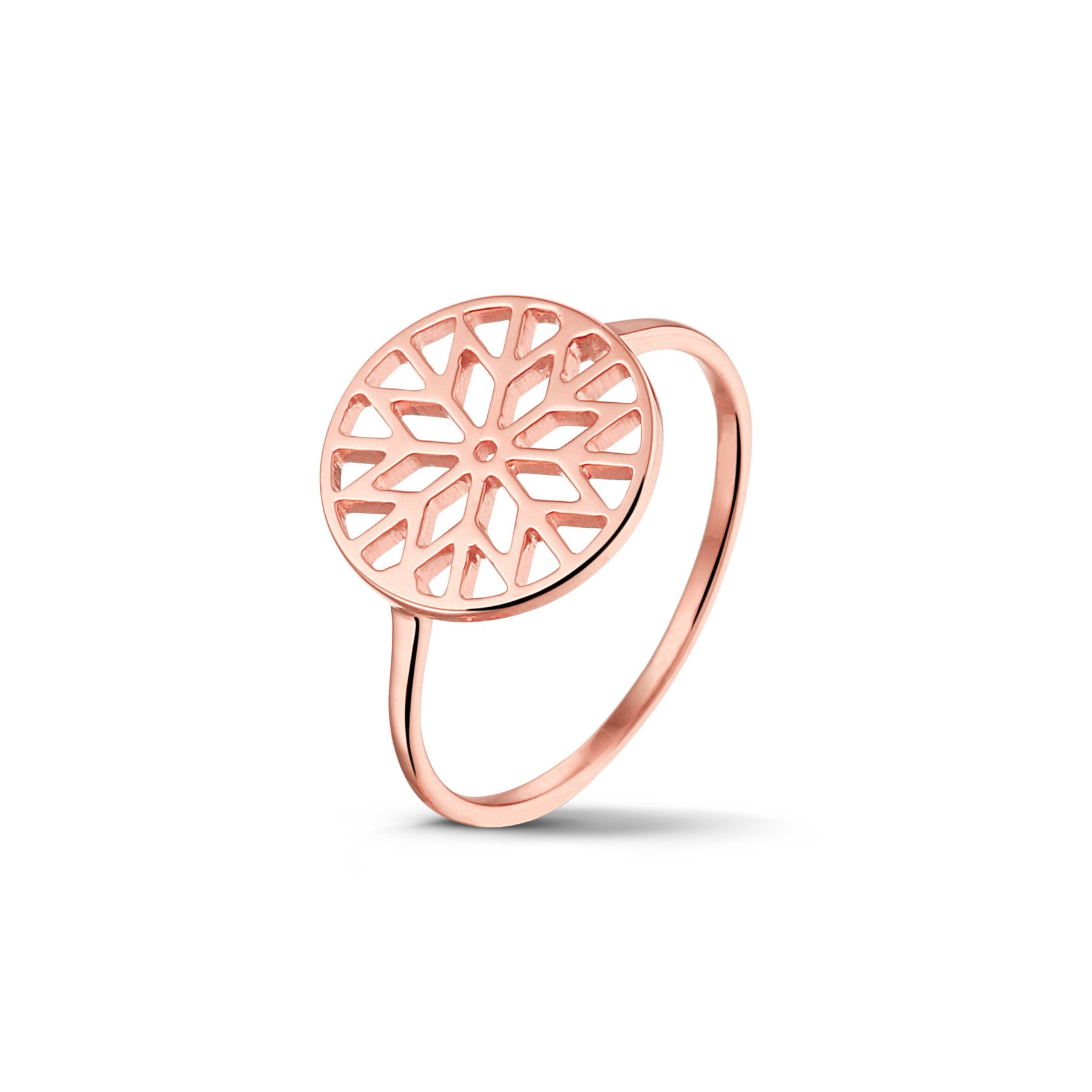 Deze signature Culet ring is gemaakt van massief 18-karaats rosegoud. Prachtig te combineren met bijpassende oorsieraden, collier en armband. Tevens verkrijgbaar in geelgoud en witgoud. 

De ring heeft maat 55 (17,5), heeft u een andere maat? Neem dan contact met ons op.