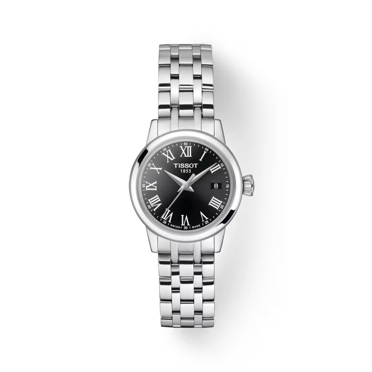 Tissot Classic Dream Lady T1292101105300

De populaire Tissot Classic Dream-collectie is herzien en heeft een nieuwe uitstraling gekregen. Er is echter niets veranderd in het oorspronkelijke doel om te streven naar het ontwerpen van het ideale klassieke, elegante horloge voor elke dag. De tijdloze stijl maakt dat deze collectie al jarenlang één van onze meest succesvolle is. De Classic Dream heeft een Swiss Made Quartz-uurwerk. De wijzerplaat met datumaanduiding en Romeinse cijfers geven het horloge een klassieke uitstraling. Dit damesmodel heeft een kast van edelstaal gecombineerd met een zwarte wijzerplaat. De edelstalen horlogeband sluit middels een vlindersluiting met drukknoppen.

Diameter:28 mm
316L roestvrijstalen behuizing
Zwitsers kwartsuurwerk
Krasbestendig saffierglas