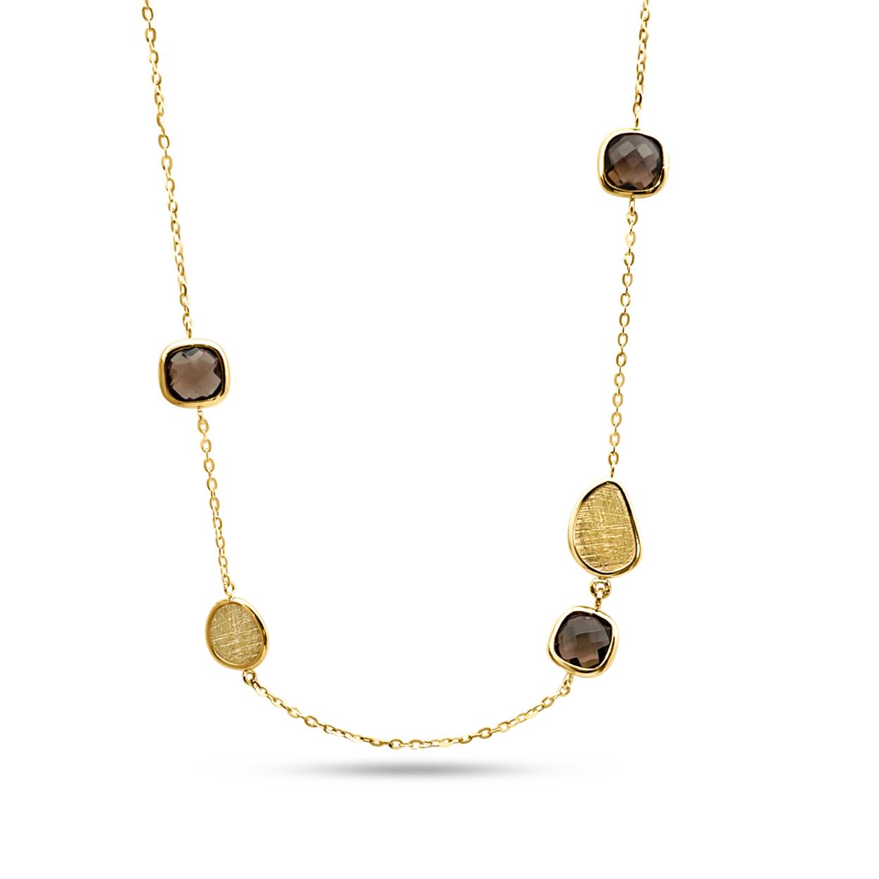 Geel gouden ketting 18kt