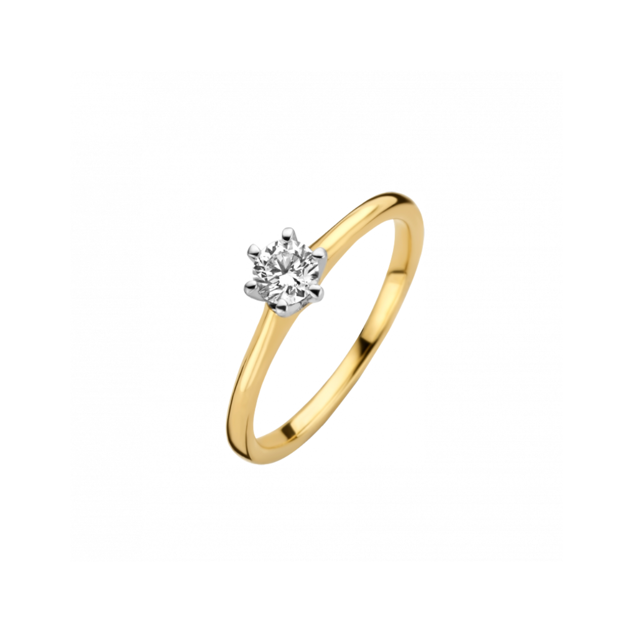 14krt Goud Briljant Reale Ring 0,30crt G/VSI 707291030-1750