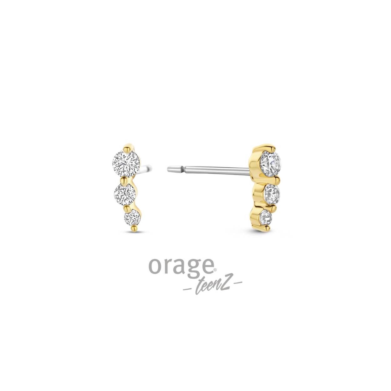 Orage oorstekers verguld