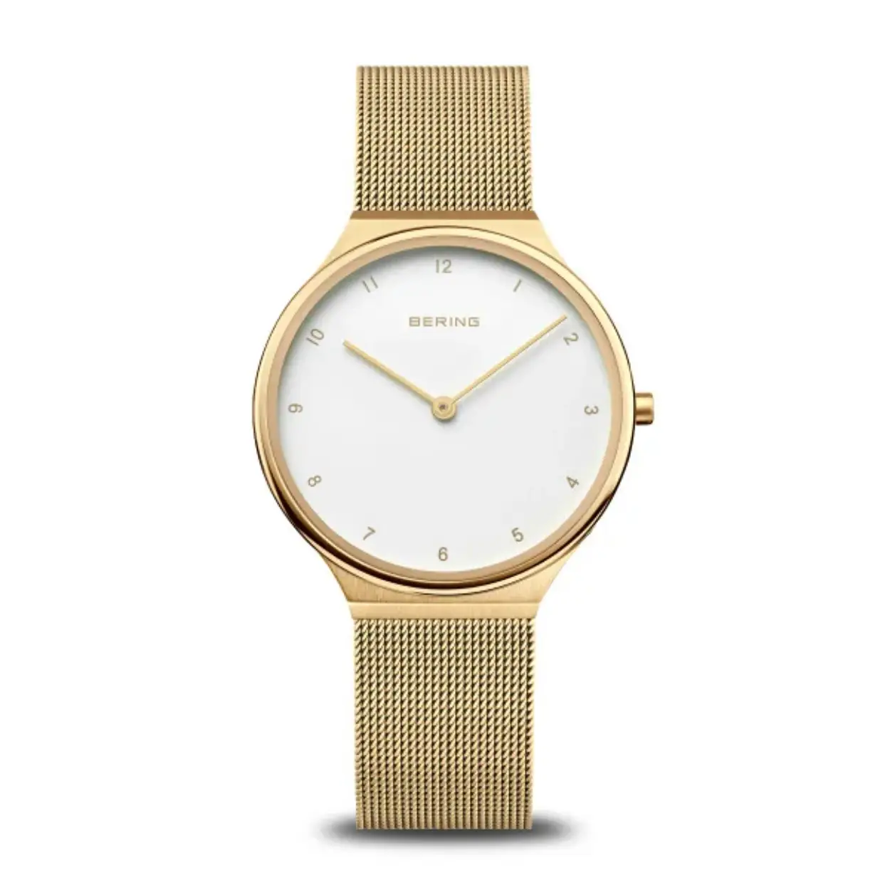 Mooi plat horloge met cijfers.