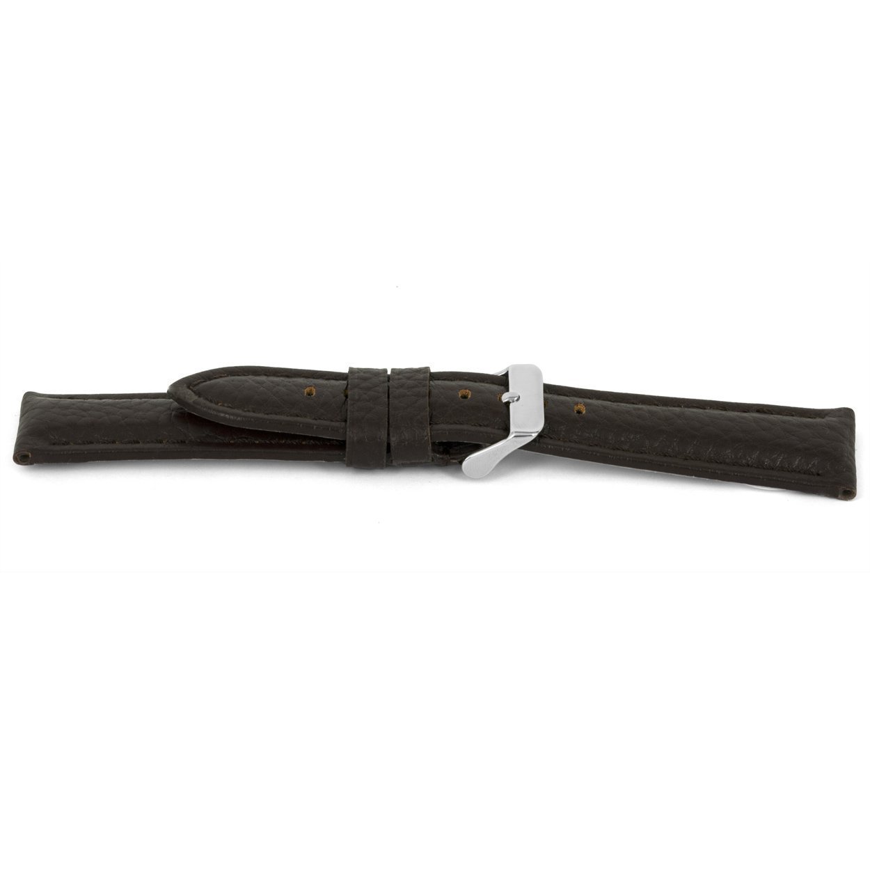 Kalfslederen horlogeband met zilverkleurig edelstalen gesp.
Kleur band: bruin
Band dikte: 5.8 – 3.8 mm
Band lengte: 85/125mm (XL)
Band breedte: 24×22 mm
Gesp: Edelstaal
Bekleding binnenband: Nubuck leer
Gestikt: Ja, bruin
Pushpin: ExclusiefHypo allergisch: Ja
NFC Chip: Ja
EAN: 4782863037244