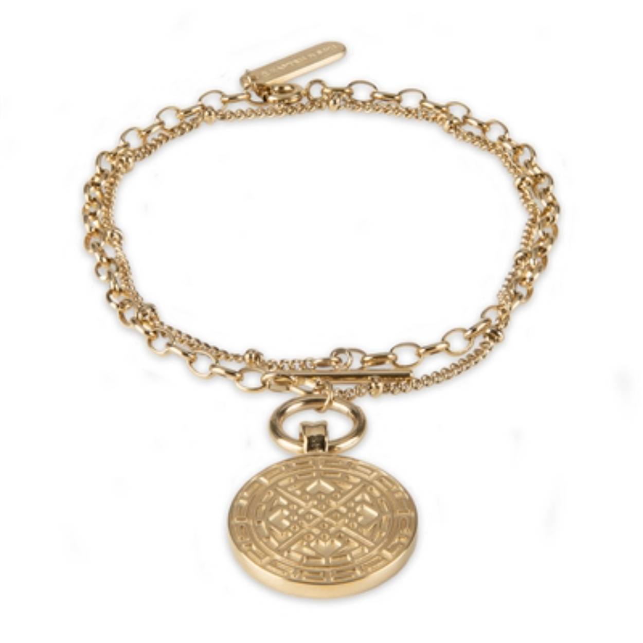 armband in goudkleur.