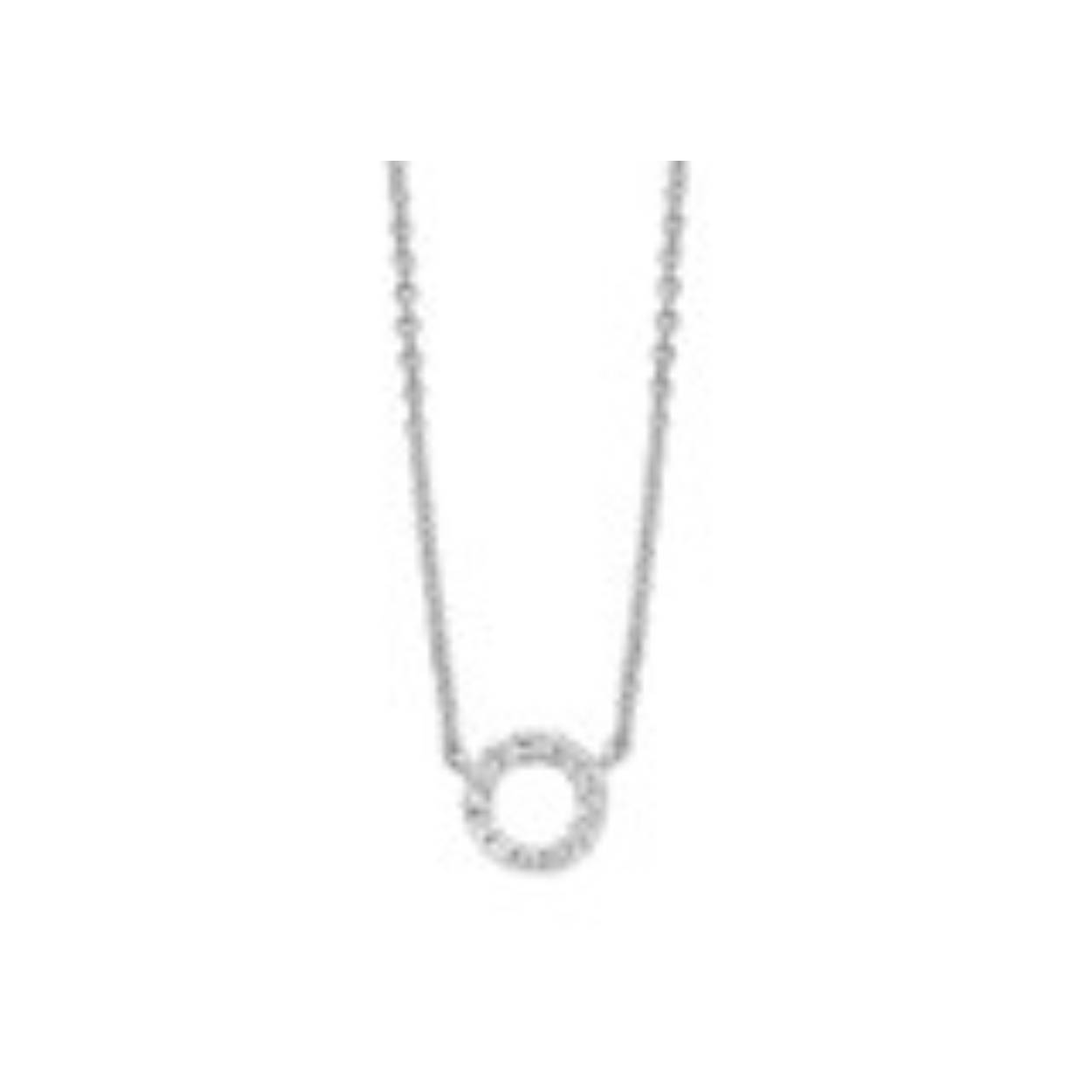 Moments collier met Zirkonia Cirkel 61261AW