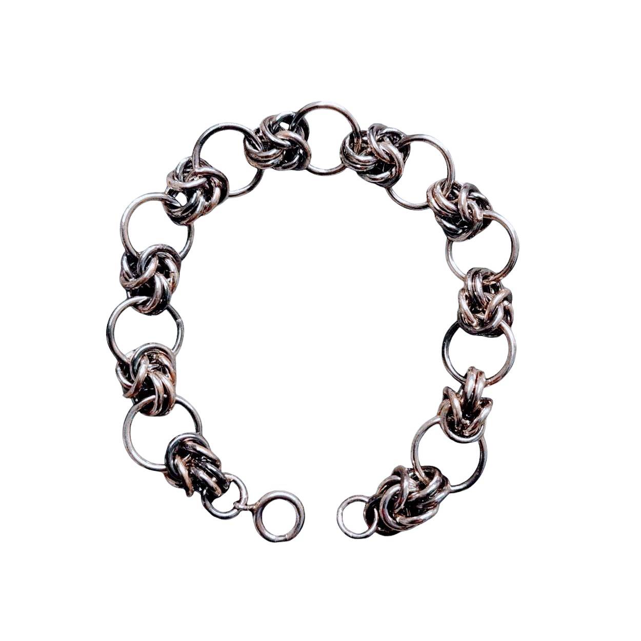 Armband zilver koningsschakel