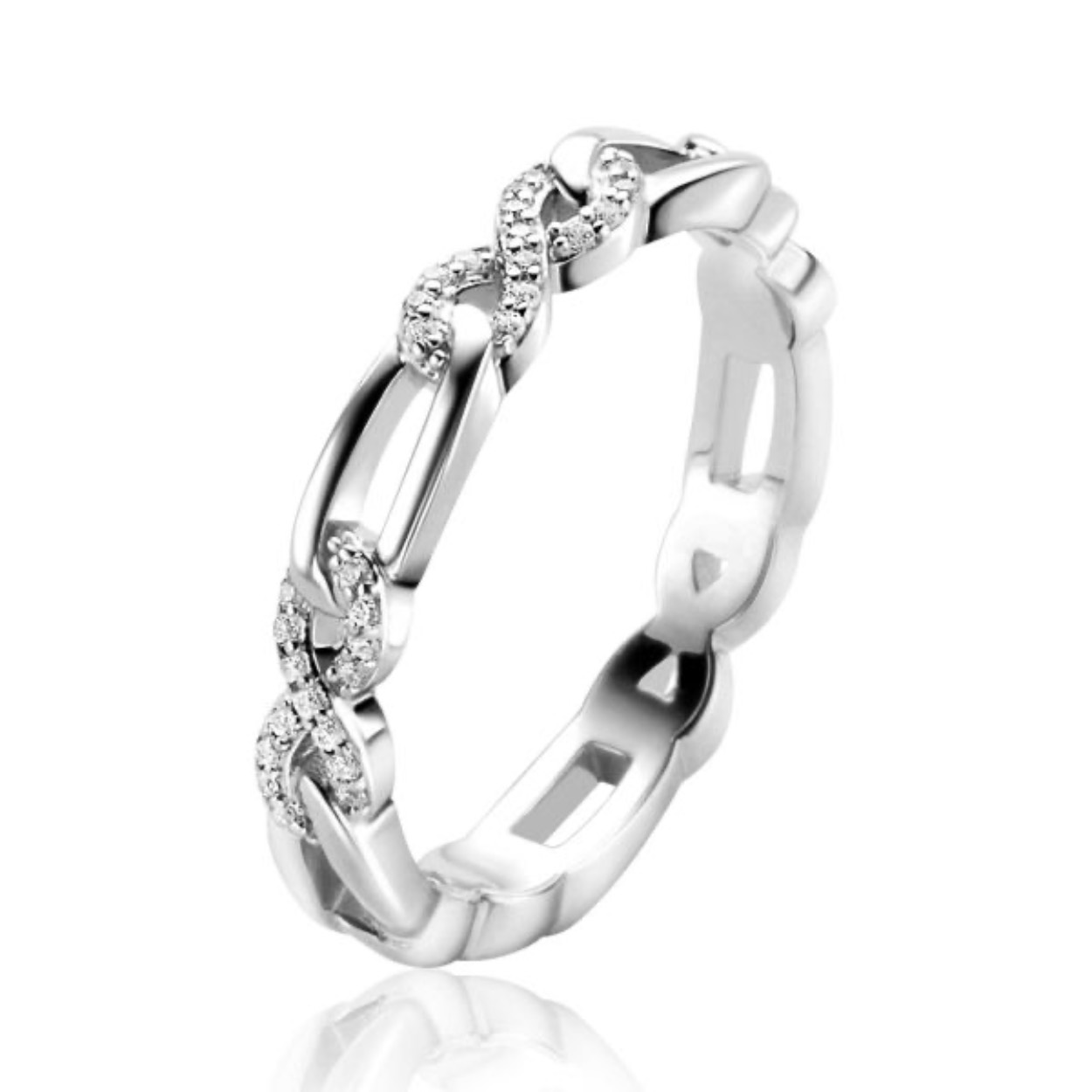 Zinzi zilveren ring