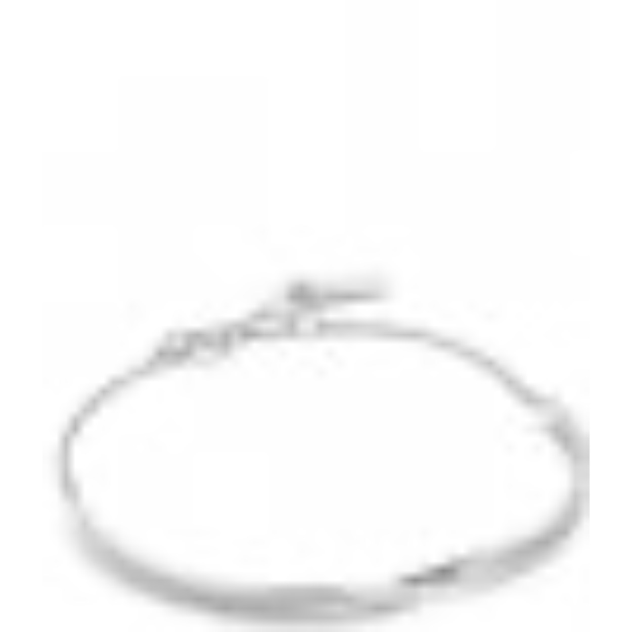 Zilveren armband 
voor een groot gedeelte is dit een  bangle maar dan met een ketting sluiting aan de achterkant.