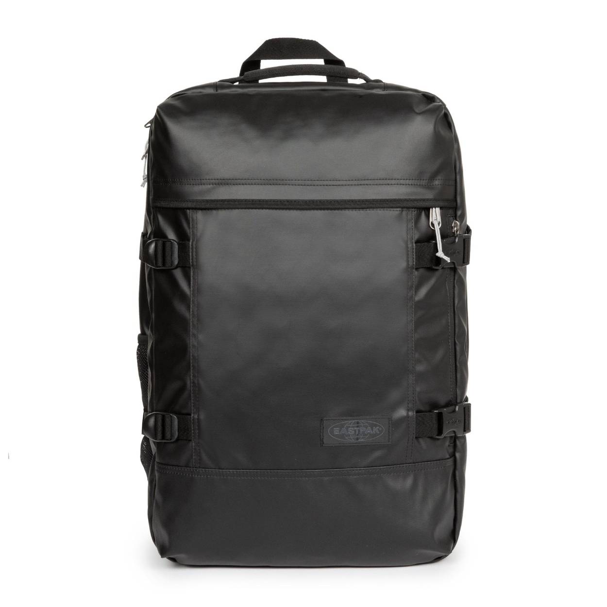 Productbeschrijving

Onze 2-in-1-koffer is ontworpen voor weekendjes weg en avonturen in het buitenland. Deze veelzijdige tas kan worden gedragen als rugzak met de verstelbare schouderbanden of als weekendtas met de draaghendels. Gebruik het ingebouwde laptopvak om je apparaten te beschermen wanneer je onderweg bent.
Producteigenschappen

In onze kleurstelling Tarp Black
Twee hoofdvakken met ritsvak aan de voorkant
Hoogte: 51 cm. Breedte: 33 cm. Diepte: 23 cm.
Gemaakt van 100% polyester
Handgrepen en verstelbare, gevoerde schouderbanden
Gewatteerd laptopvak voor vrijwel alle apparaten van 17 inch
Bij de meeste luchtvaartmaatschappijen aanvaard als handbagage
Voor het maken van dit 100% veganistische product zijn geen dierlijke producten gebruikt
LAPTOPVAK
 
WATERAFSTOTEND
Details

Hoogte:
51 cm
Breedte:
33 cm
Diepte:
23 cm
Inhoud ( liters ):
42 Liter

Laptop:
17″″
MacBook:
17″