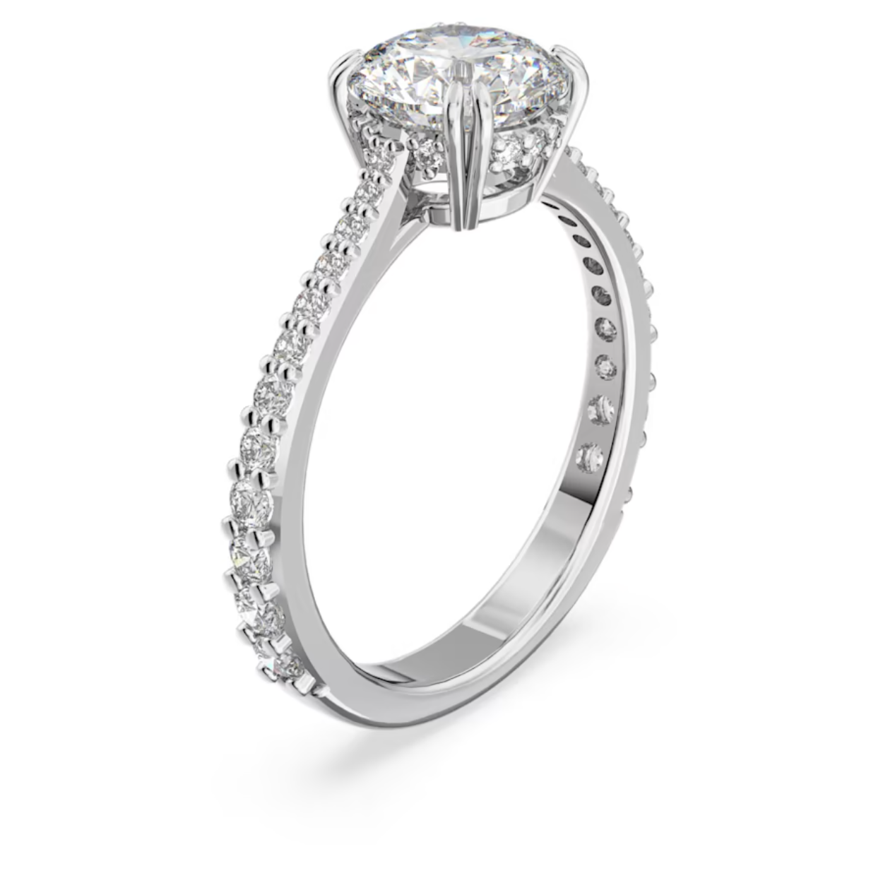 Deze Constella-ring bewijst dat eenvoud krachtig kan zijn en mag niet in uw collectie ontbreken. De vakkundig vervaardigde steen met princess-slijpvorm in het midden is voorzien van elegant pavé op de rijen en langs de band met rodium toplaag. Draag afzonderlijk en laat uw look stralen.

Artikelnr.: 5645251
Collectie:  Constella
Materiaal:  Rodium-verguld
Kleur:  Wit
