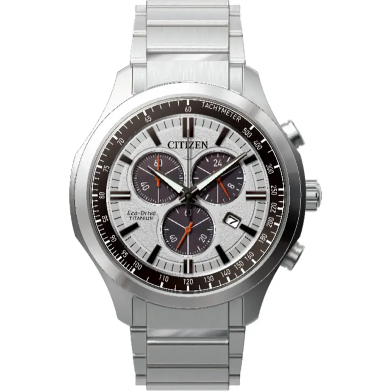 Citizen Sport AT2530-85A horloge. Titanium solar quartz heren chronograaf
