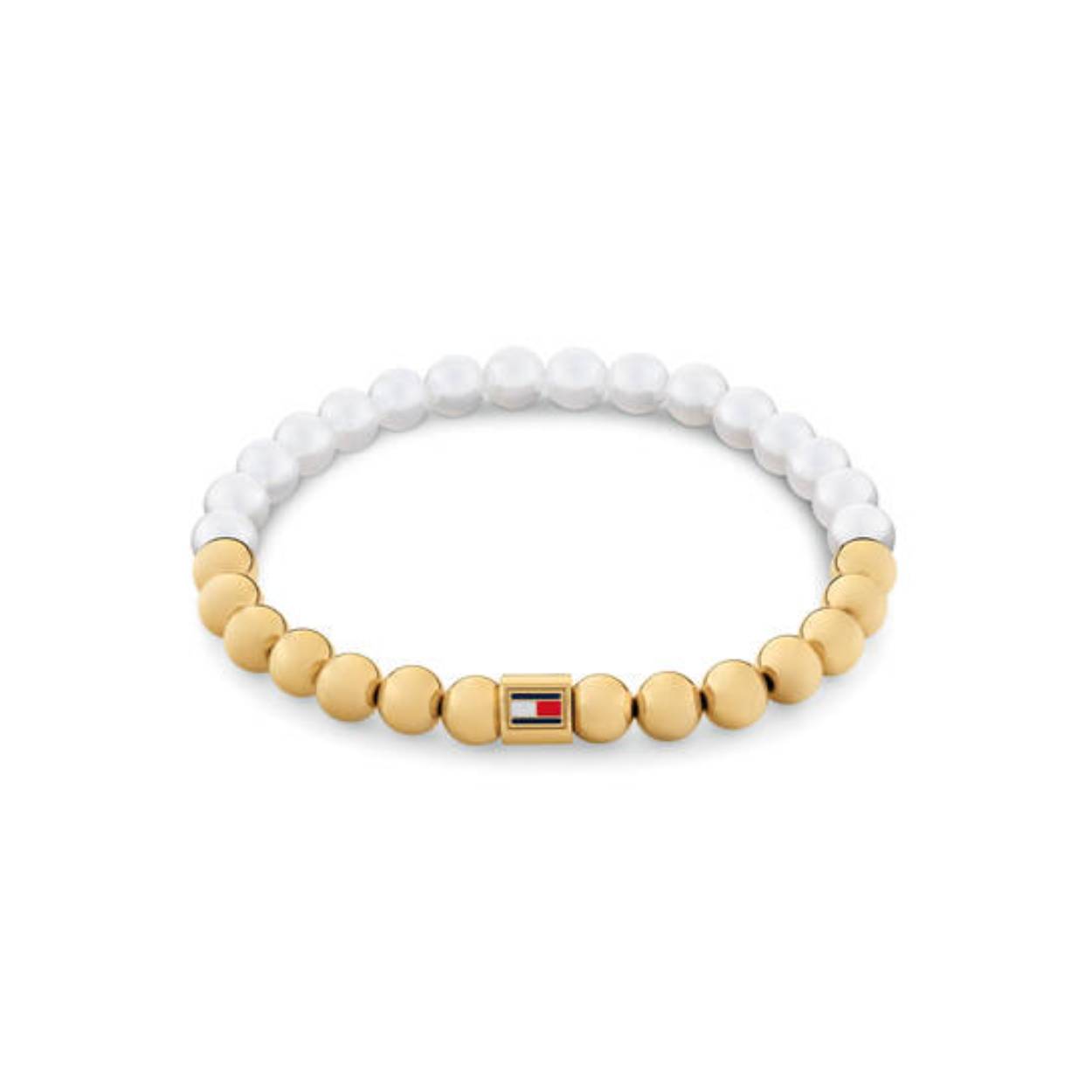 Tommy Hilfiger armband met synthetische parel en goldplated kralen
TJ2780962