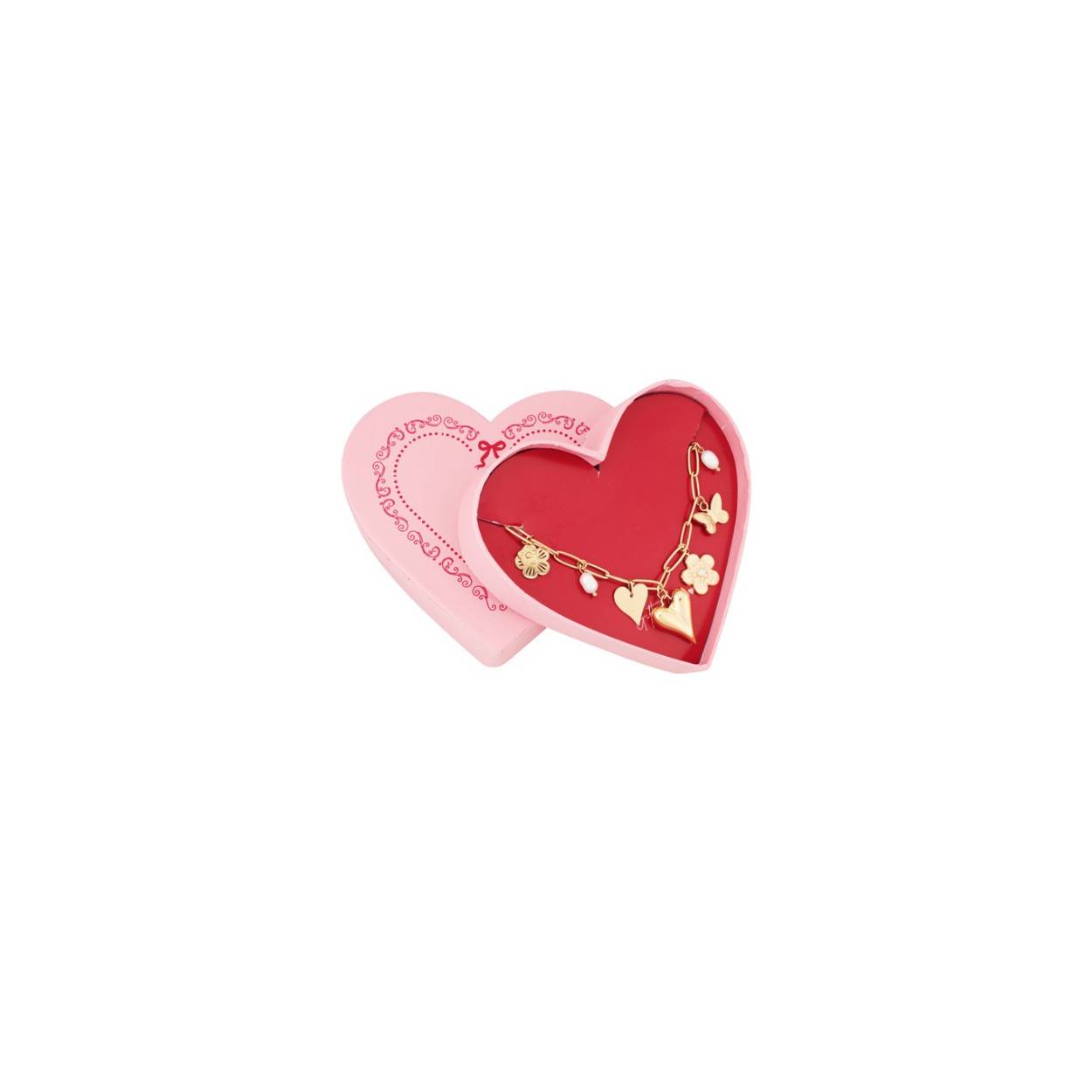 Gift of love Stainless steel Link CHAIN - Gold color