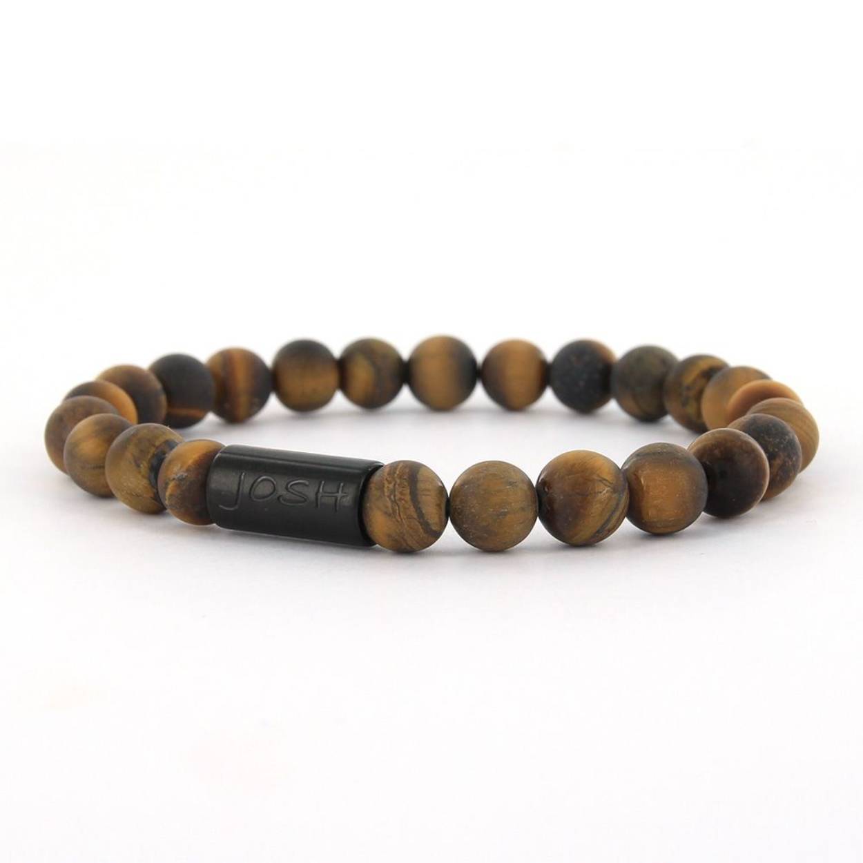 Josh armband met mooie natuursteen kralen op elastisch draad voor optimaal draagcomfort.
