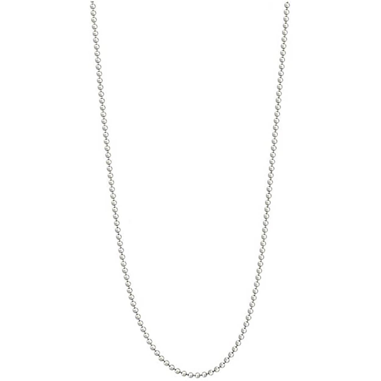 Zilveren collier geschikt om hanger met disk aan te dragen.
Lengte: 60 cm.