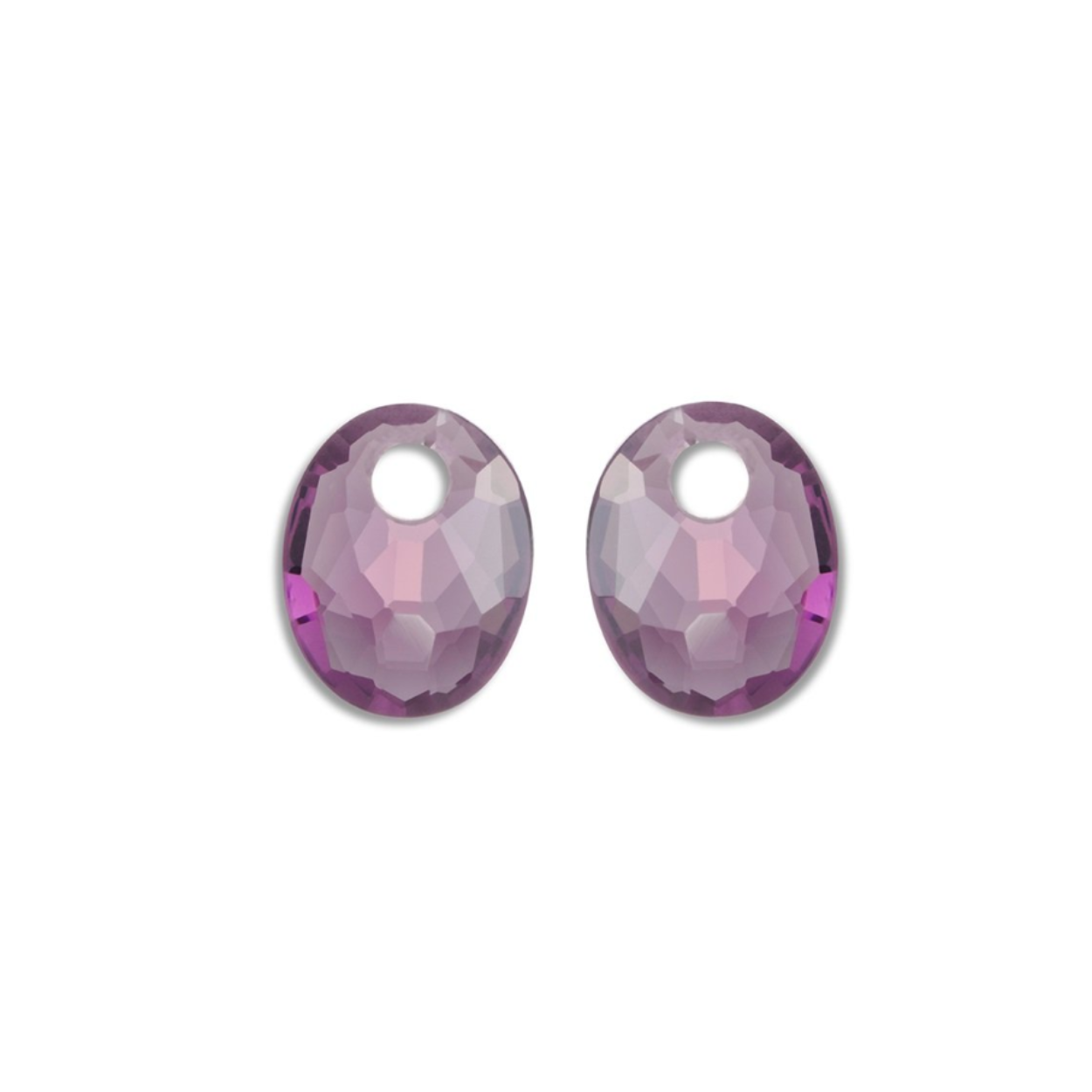 Earstones | Small Oval - Aubergine Quartz
EAGEM59-SO