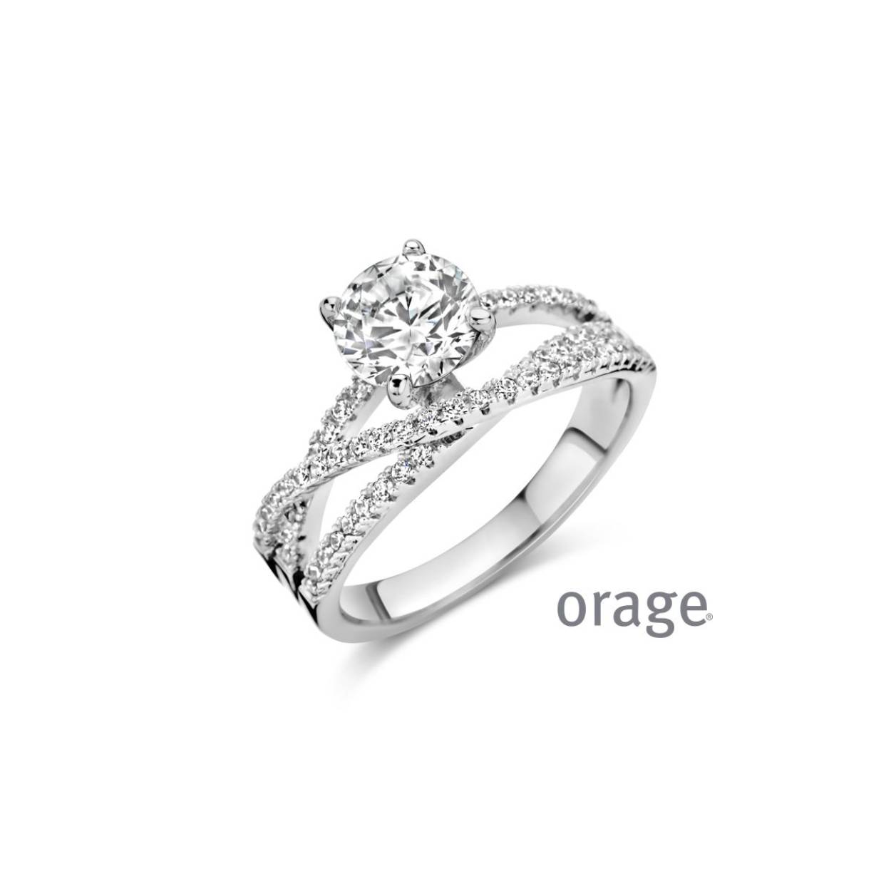 Orage zilveren ring 