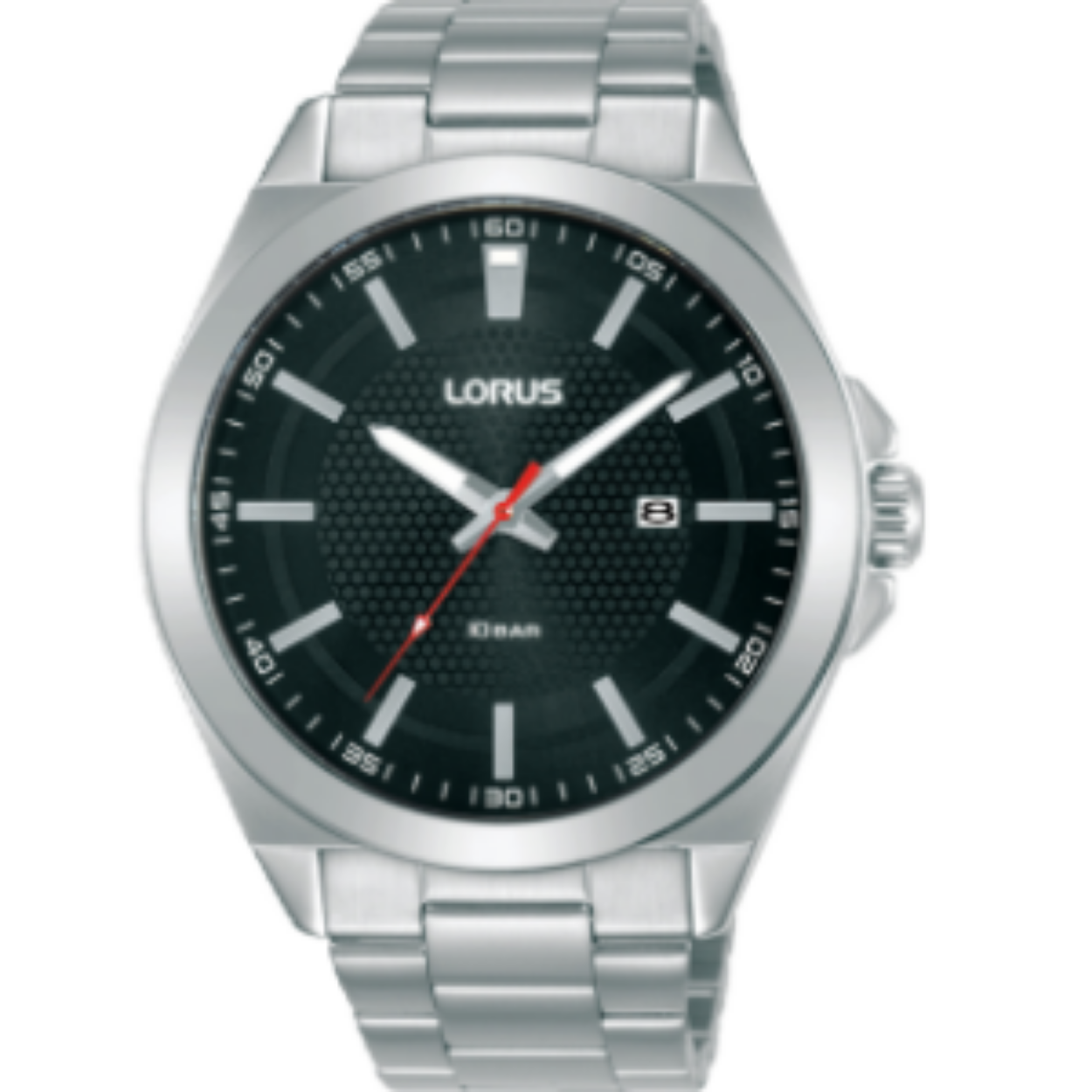 Dit is een herenhorloge van het merk Lorus. Het is een analoog horloge gemaakt van staal. De diameter van de kast is 44 mm en de kast is 9.6 mm dik.