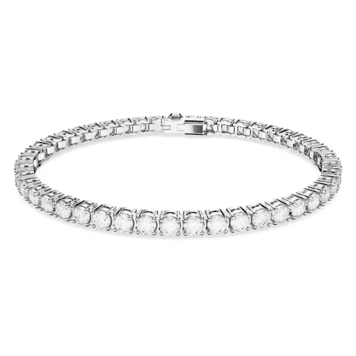 Deze schitterende Matrix Tennis-armband biedt de klassieke combinatie van weelderige heldere stenen met een coole rhodium toplaag, een blijvende look die nooit uit de mode raakt. Elk kristal breekt het licht op prachtige wijze waardoor uw pols non-stop de show blijft stelen. Geniet zelf van dit tijdloze sieraad of geef het cadeau aan een dierbare.

Artikelnr.: 5648938
Collectie:  Matrix Tennis
Kleur:  Wit
Lengte: 17.5 cm
Breedte: 0.5 cm
Materiaal:  Rodium-verguld, Zirkonia
Type sluiting:  Kliksluiting met veiligheidspal