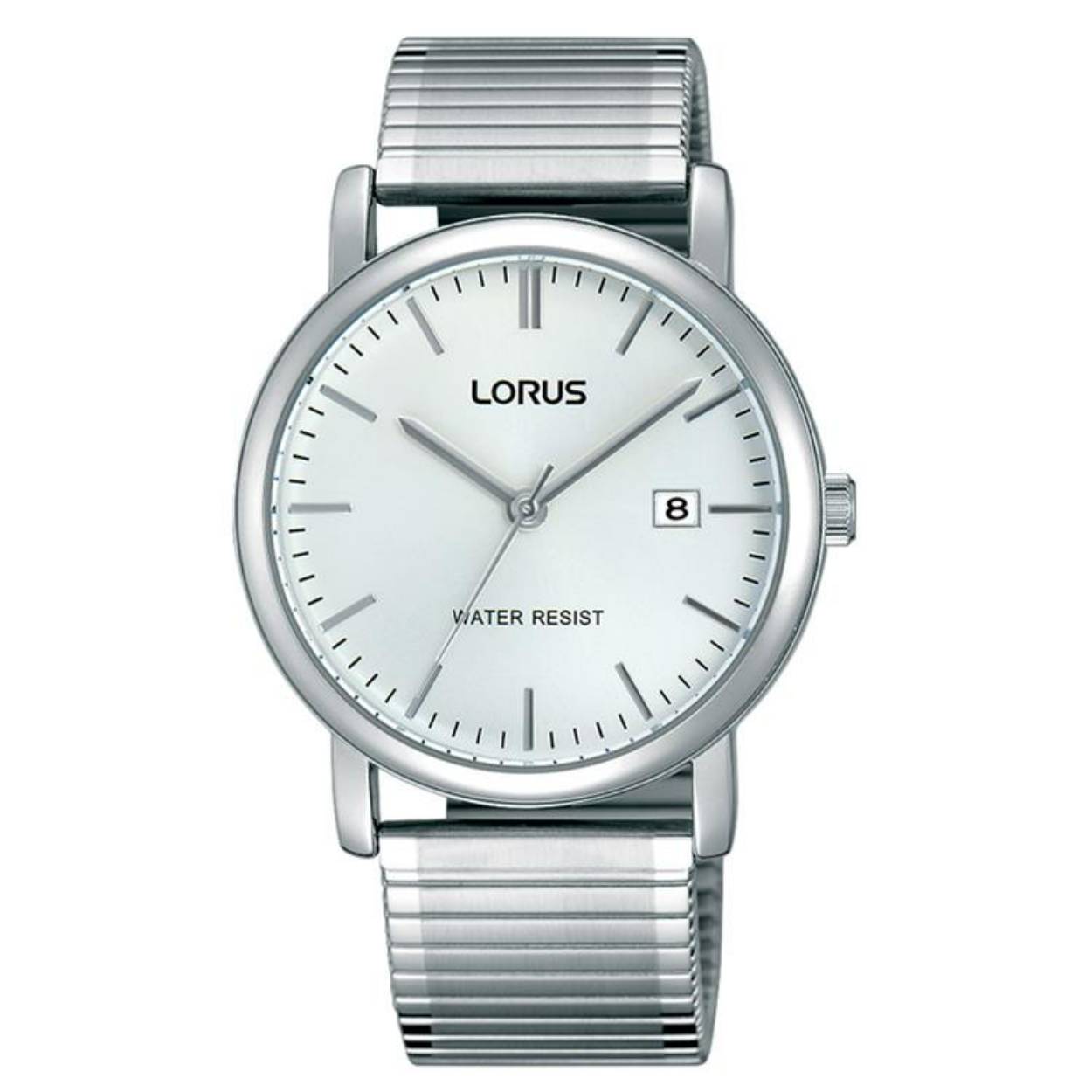 Lorus RG855CX-45 heren pols horloge met rekband.