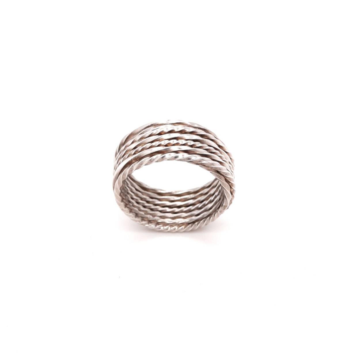 zilveren ring, wikkel