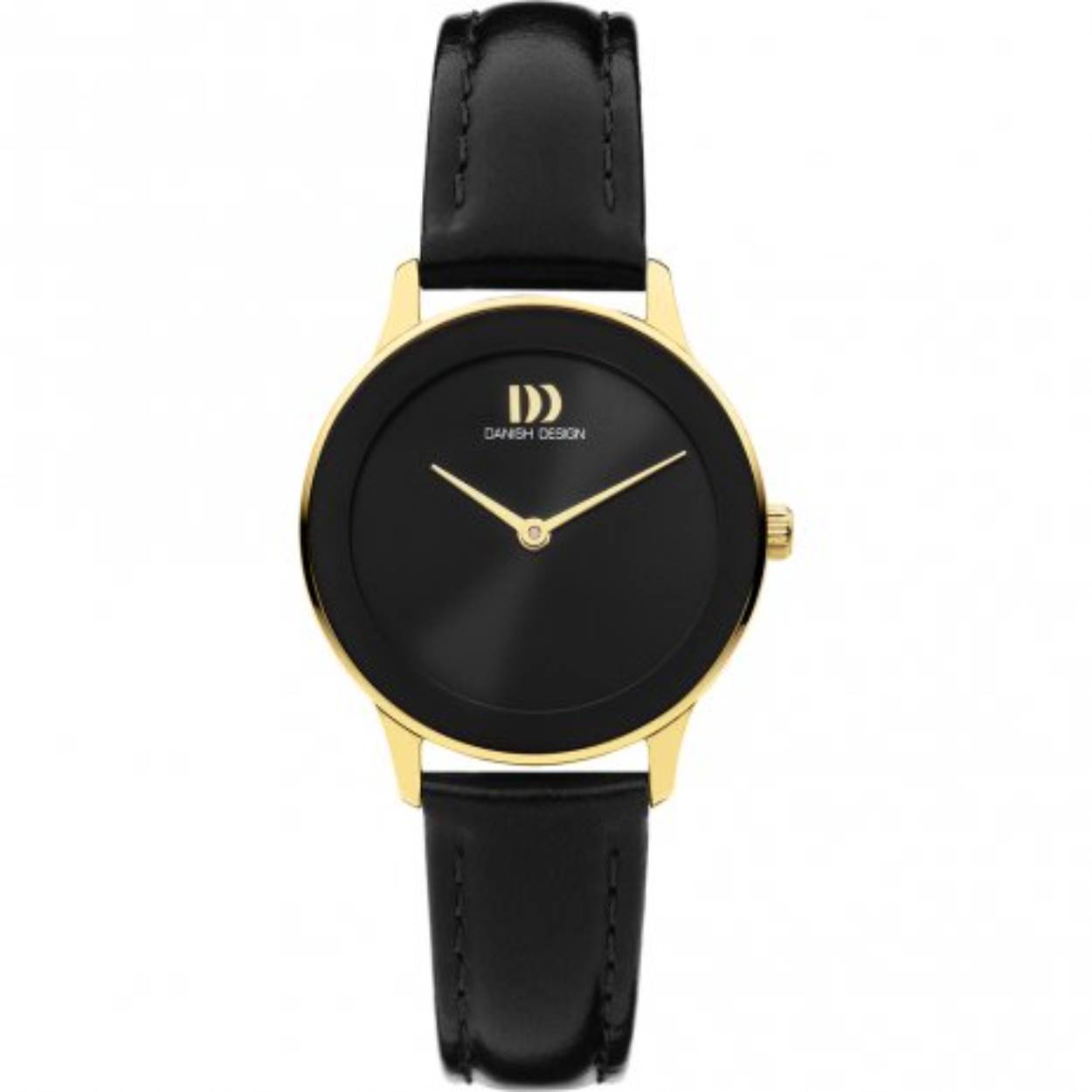 Dit dameshorloge is van het merk Danish Design. Het is een analoog horloge met een band gemaakt van leer.De diameter van de kast is29 mm.
De verdere specificaties van het horloge zijn als volgt:
Glassoort: mineraal
Kastmateriaal: edelstaal
Waterdichtheid: 3 ATM
Techniek: quartz
Kastkleur: goud
Kastvorm: rond
Wijzerplaatkleur: zwart
Index: geen
Bandkleur: zwart
Sluiting: gesp