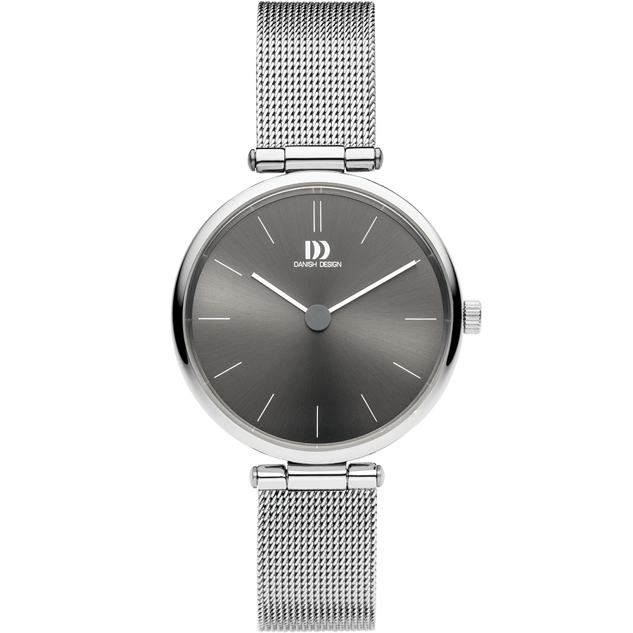 De ronde, geborstelde wijzerplaat met ronde kern geeft dit horloge zijn verfijnde look en feel. Ook de speciaal ontworpen 12-uursmarkering en de manier waarop de band op de horlogekast zit, maakt dit horloge een echte klassieker in design.
