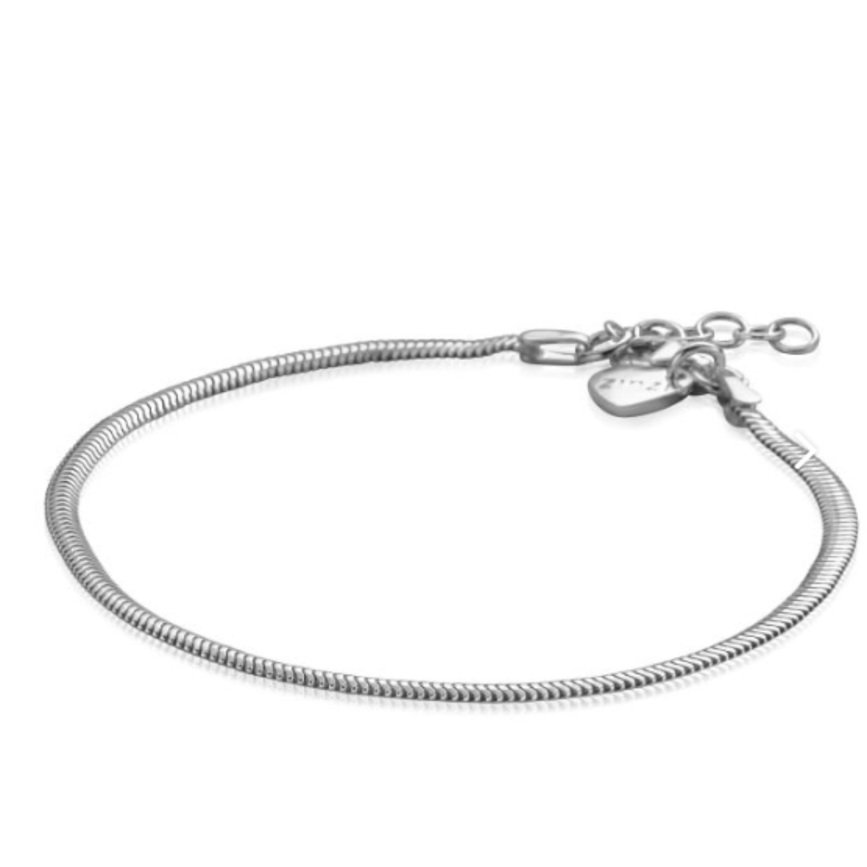 Zilver slangenarmbandje 2.5 mm breed 