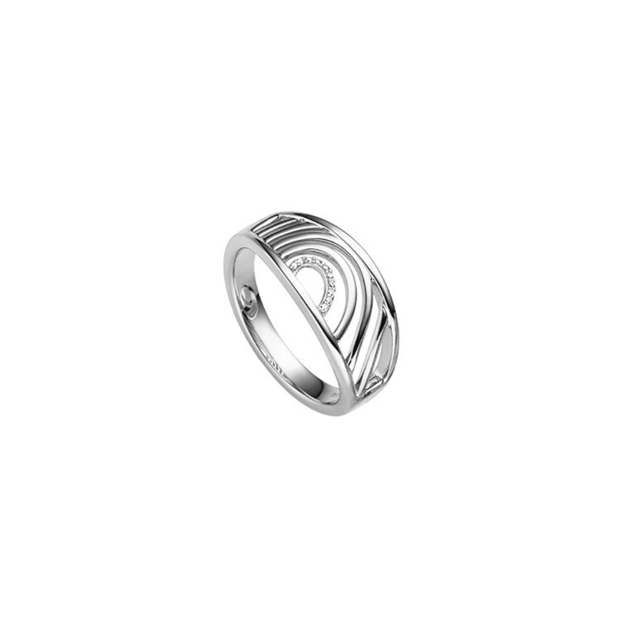 Prachtige zilveren ring van Viventy met zirkonia.