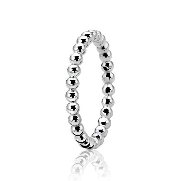 Zinzi knukle ring met bolletjes ZIR923K44