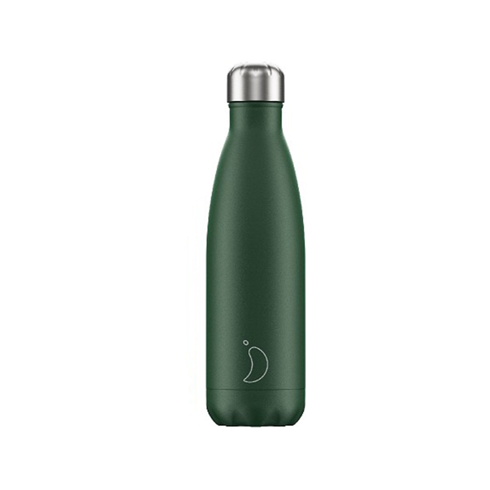 Deze Chilly's Bottle heeft een inhoud van 500 ML	en een gewicht van 360 gram.26,5 hoog en 7 cm omvang	De dop is gemaakt van rvs en heeft siliconen ring. Kortom uw drankje blijft door de hoogwaardige dubbele wand maar liefst 24 uur koud of 12 uur warm.