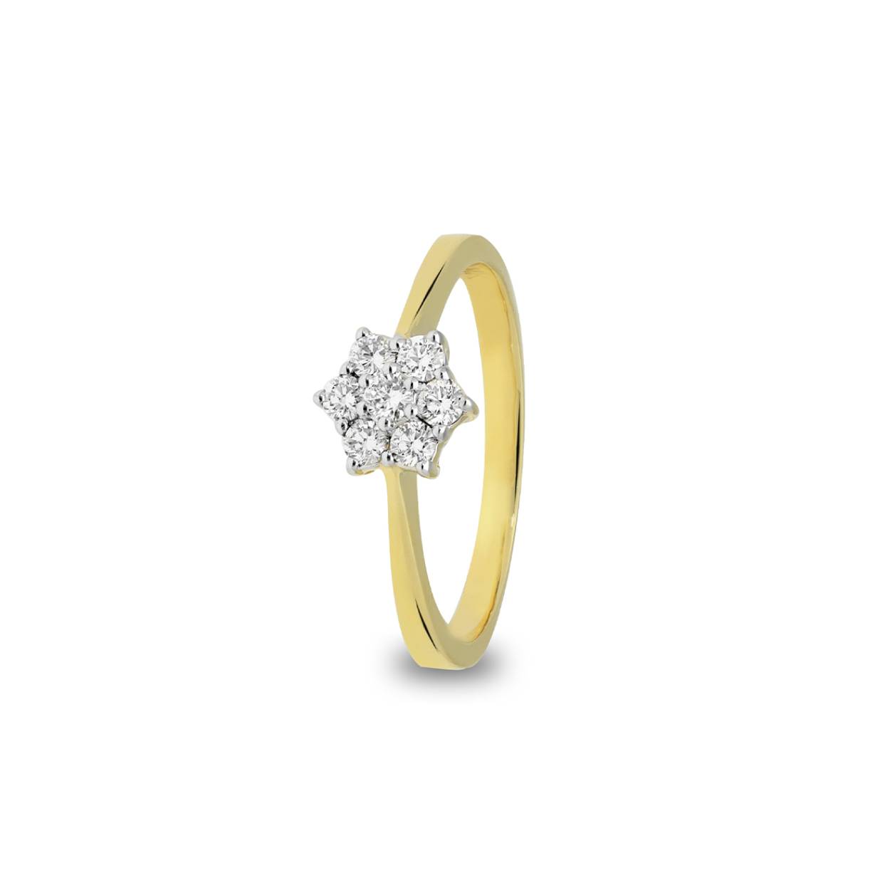 GGA2465 GD RING DIA7-0,25CT