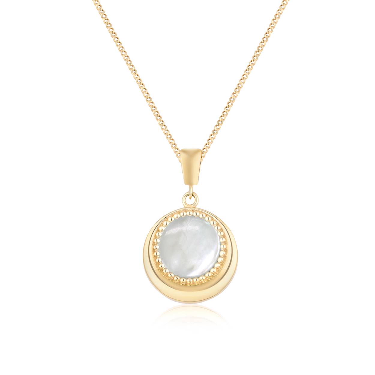 14 karaat geelgouden collier met zirkonia malachite.