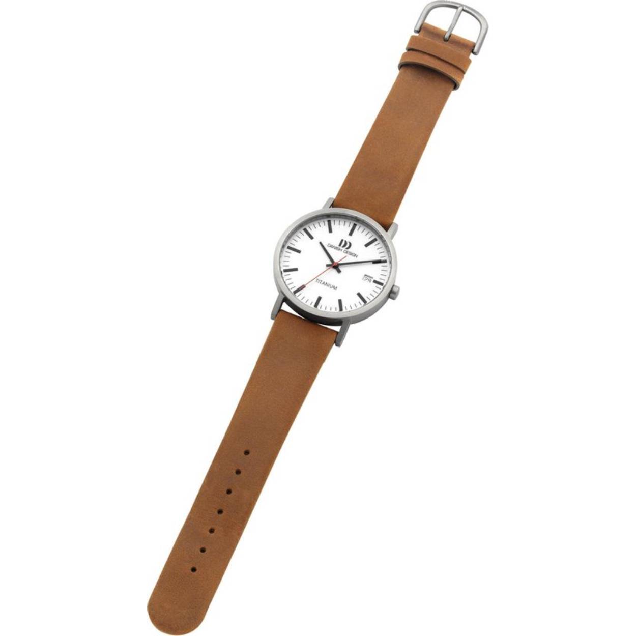 Dit is een prachtig horloge van het merk Danish Design. De kast is gemaakt van titanium. Dit is een quartz horloge.