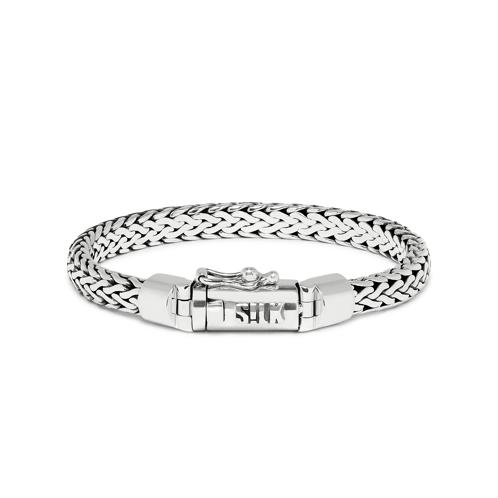Zilveren Silk armband model 301 maat 19