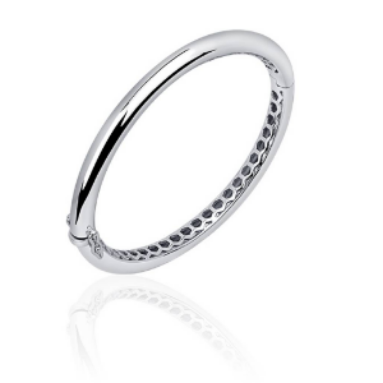 zilveren bangle bol 6mm 